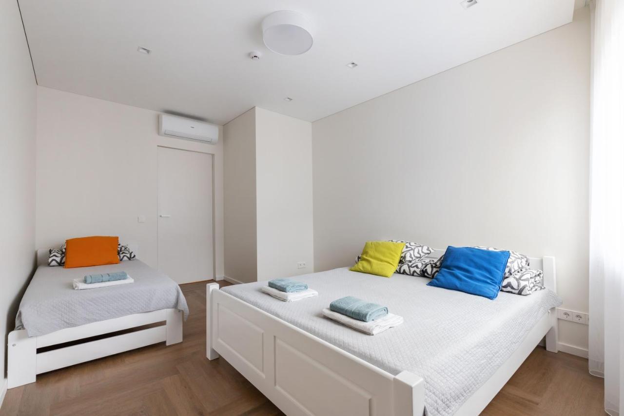 3 Bedroom Apart/24H Self Check In/Free Parking/Up To 6 People/ Vilnius Exteriör bild